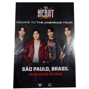 Pôster The Heart Killers autografado