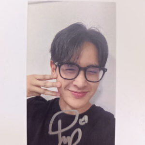 Photocard Pop autografado