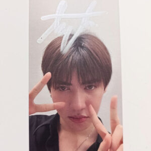 Photocard Topten autografado